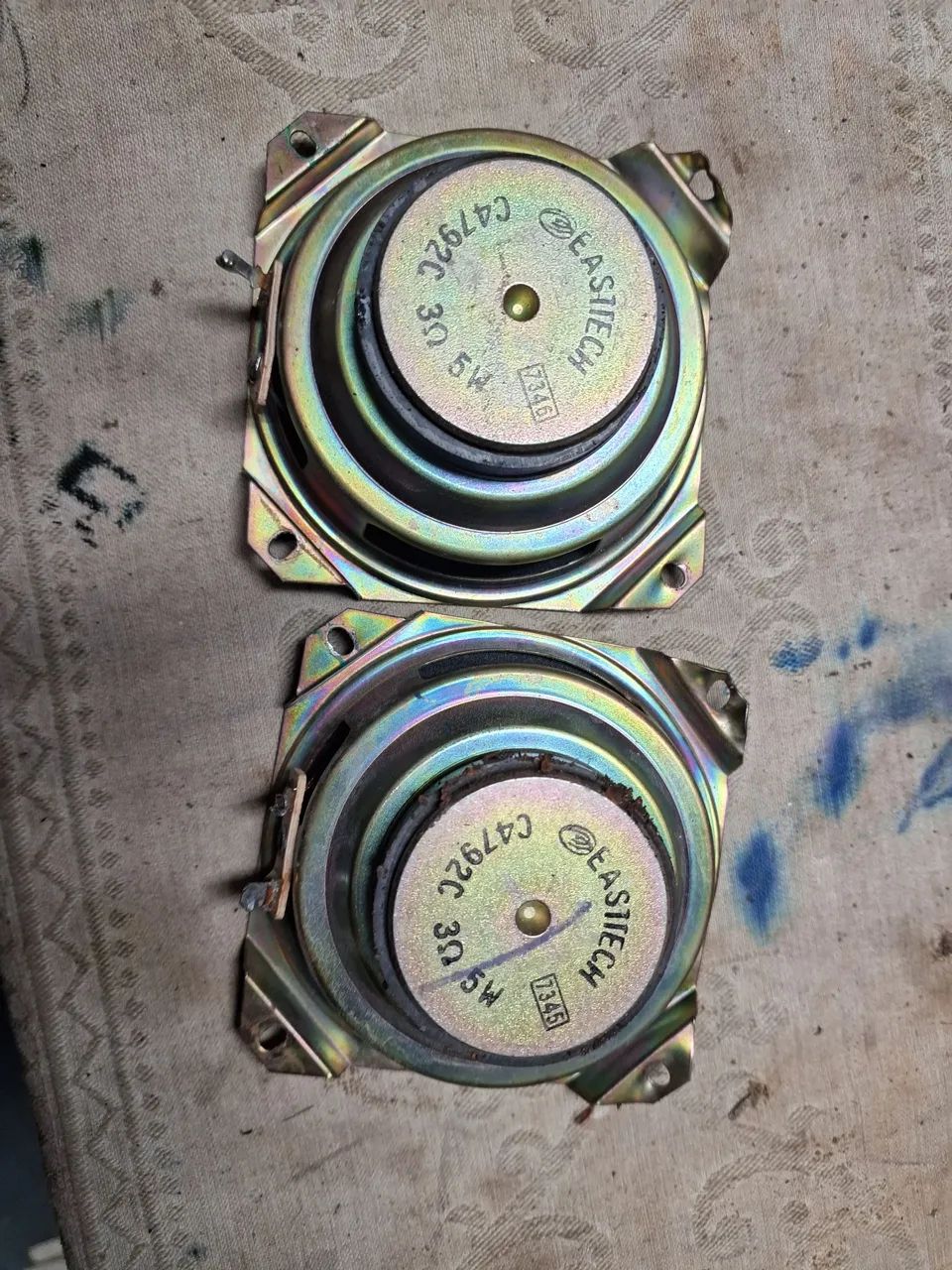 par de autofalante 3 ohms 5w. 4 polegadas  - Foto 3