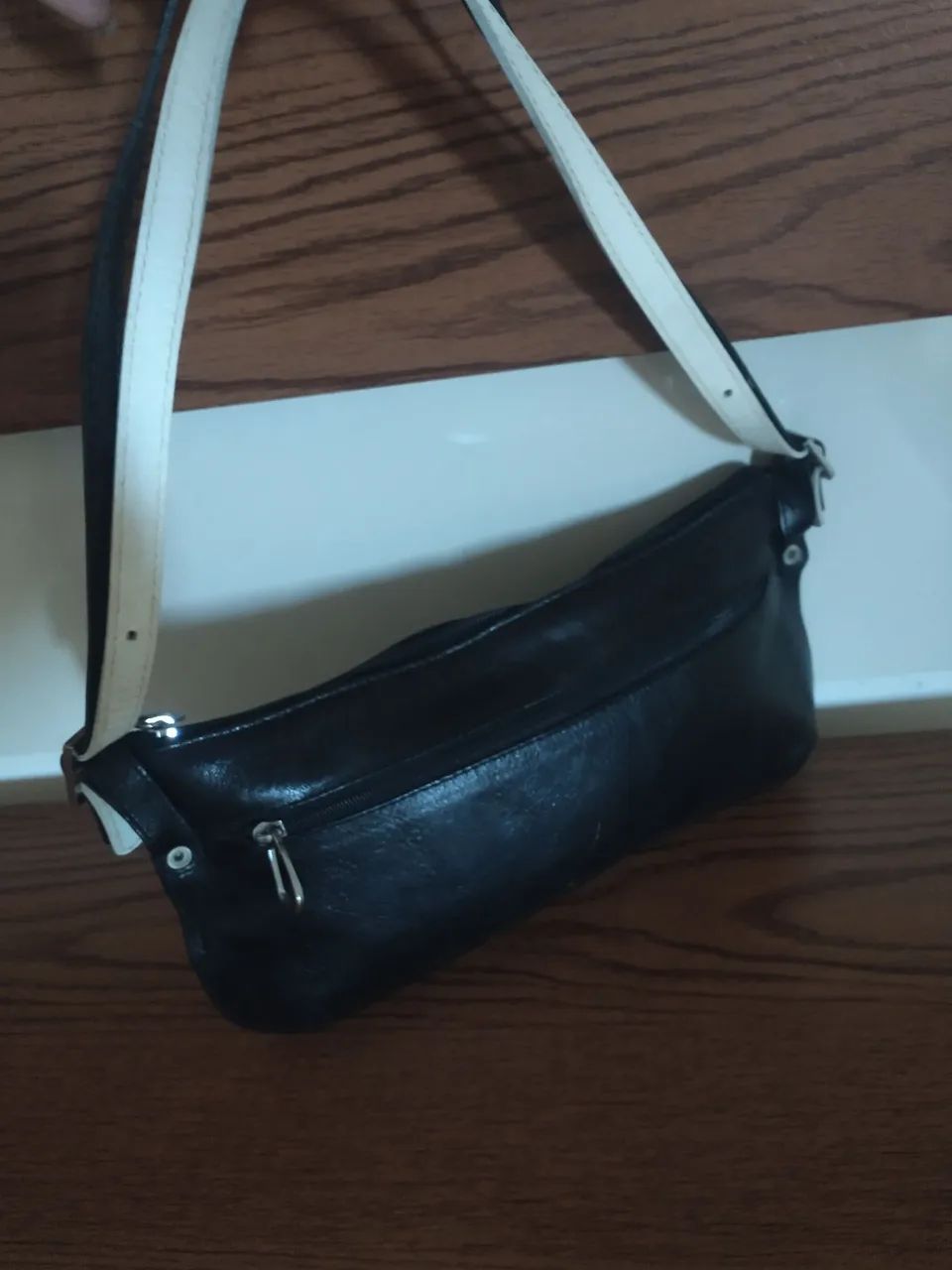Bolsa couro legítimo 2 alças  - Foto 5