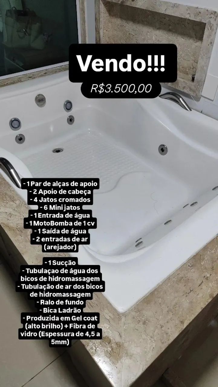 Banheira de HidroMassagem 