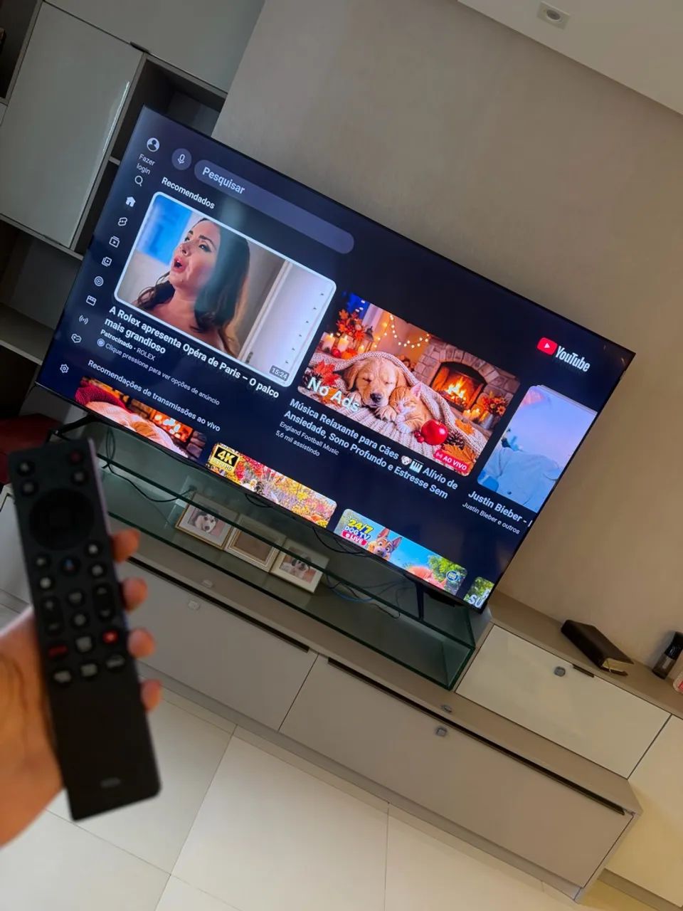 TV 85 polegadas QLED 4K PK7 TCL