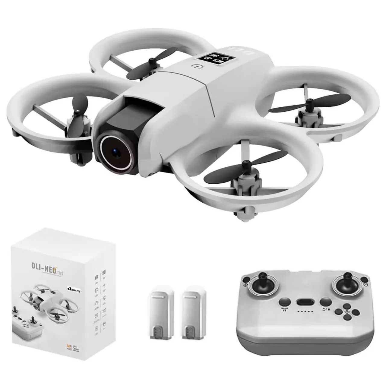 DLI Drone Neo com câmera 4k Full Hd Wifi Cor cinza 2 baterias  - Foto 2