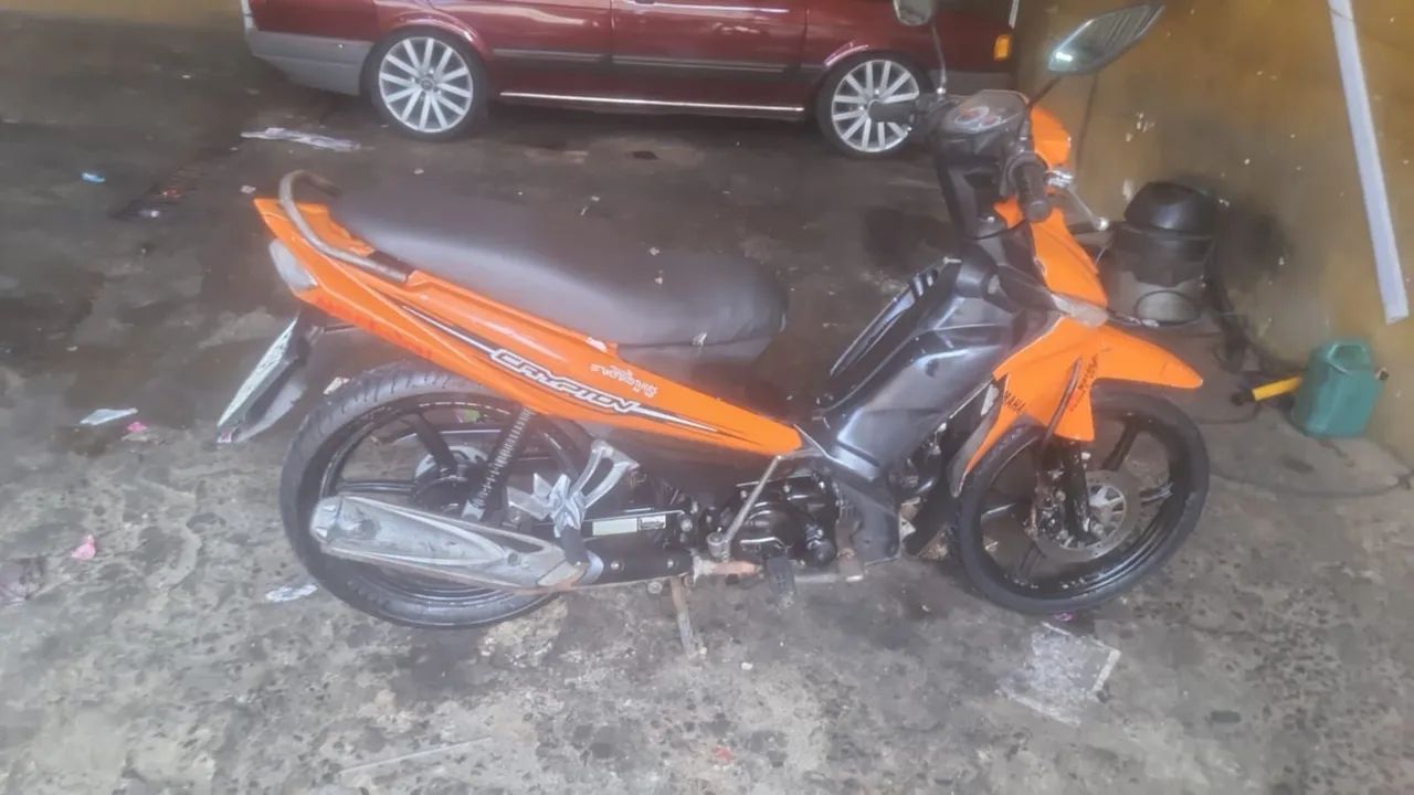 Crypton 115 ED partida pedal e elétrica  - Foto 3