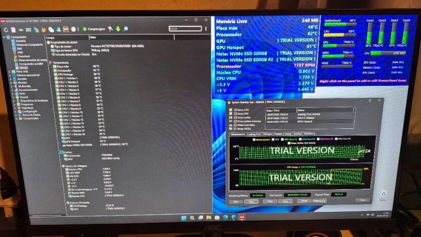 PC Xeon RX 6500xt SSD M2 500GB novo, com garantia e brindes! - Foto 5