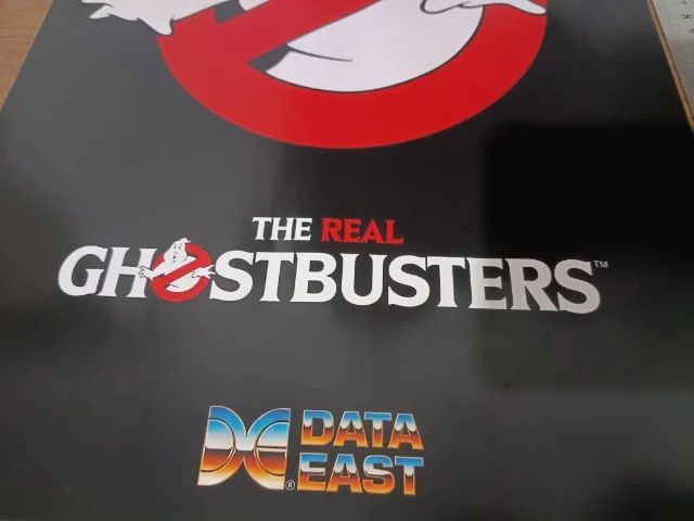 Poster promocional GHOSTBUSTERS (arcade) material de divulgação original da época (1987) - Foto 2