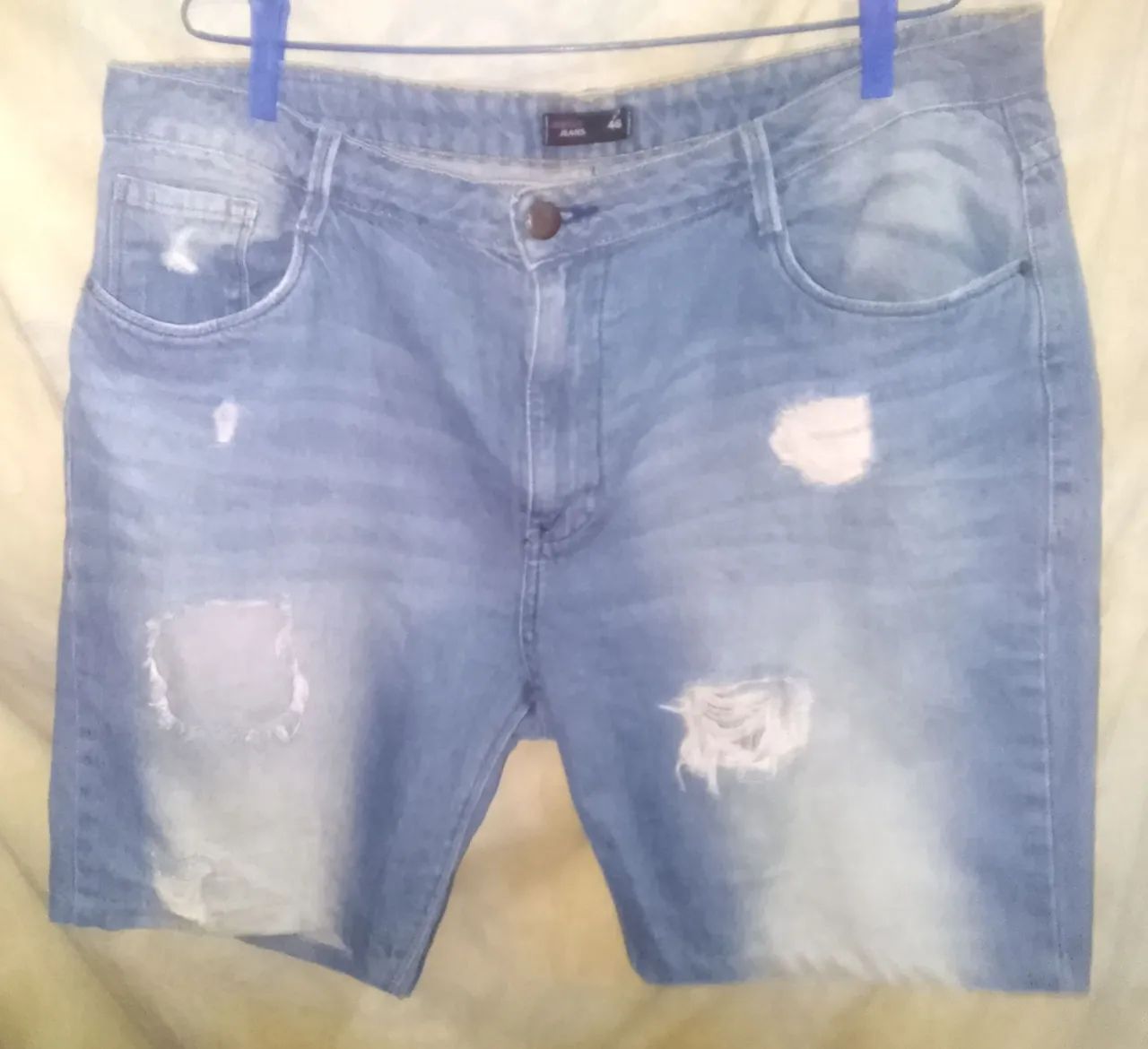 KIT COM 3 SHORTS JEANS FEMININOS - TAMANHO 46 - Foto 3