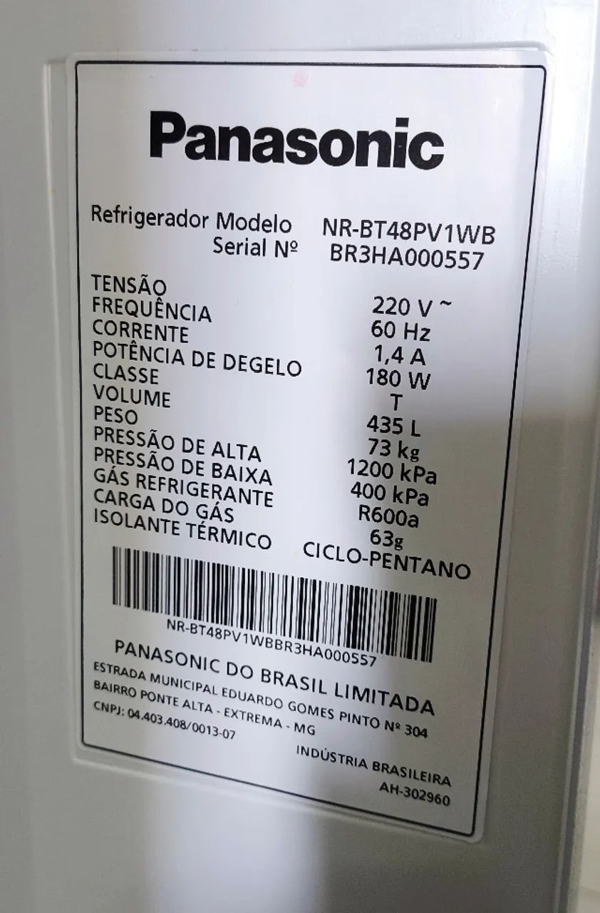 Geladeira Inverter Frost Free 435 L - Panasonic - Foto 4