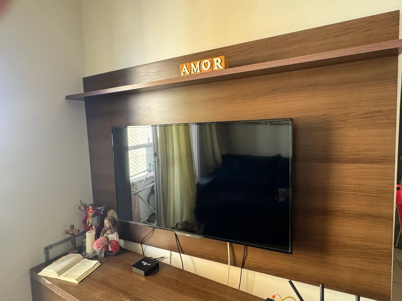 Painel de TV - Marrom Escuro - Foto 2