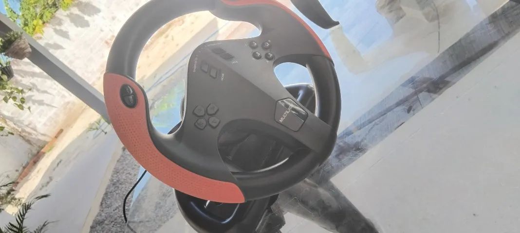 Volante Multilaser Racing Wheel USB para Xbox/PC/Notebook com Pedais