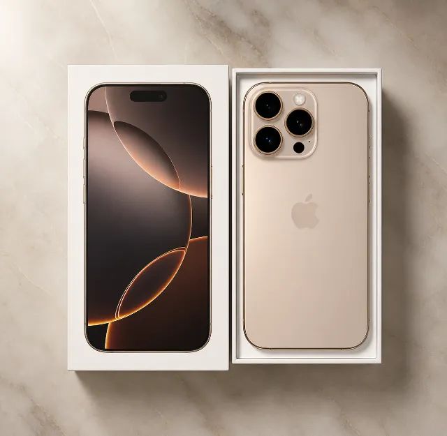 iPhone 16 Pro 128GB Desert Titanium 89% Perfeito - Celulares e