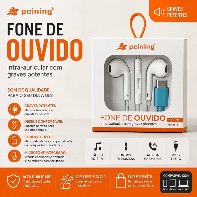 FONE TIPO C PEI-SZ03 Peining