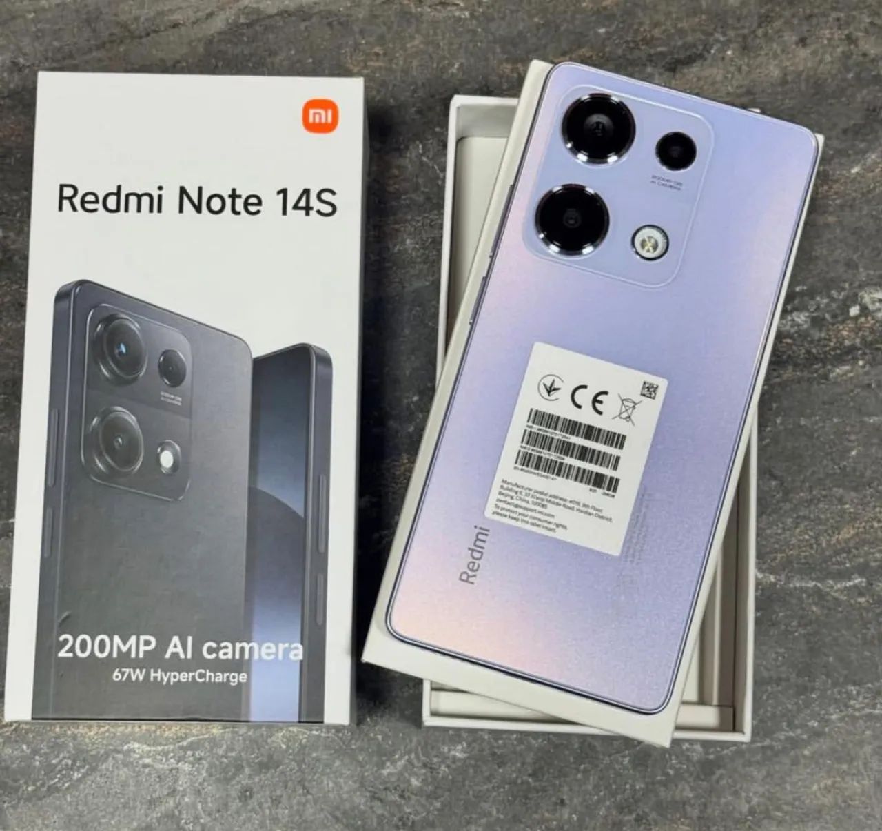 Celular Novo --- Câmera Boa - Note14S--- 256/8 - Roxo + Entrega Grátis 