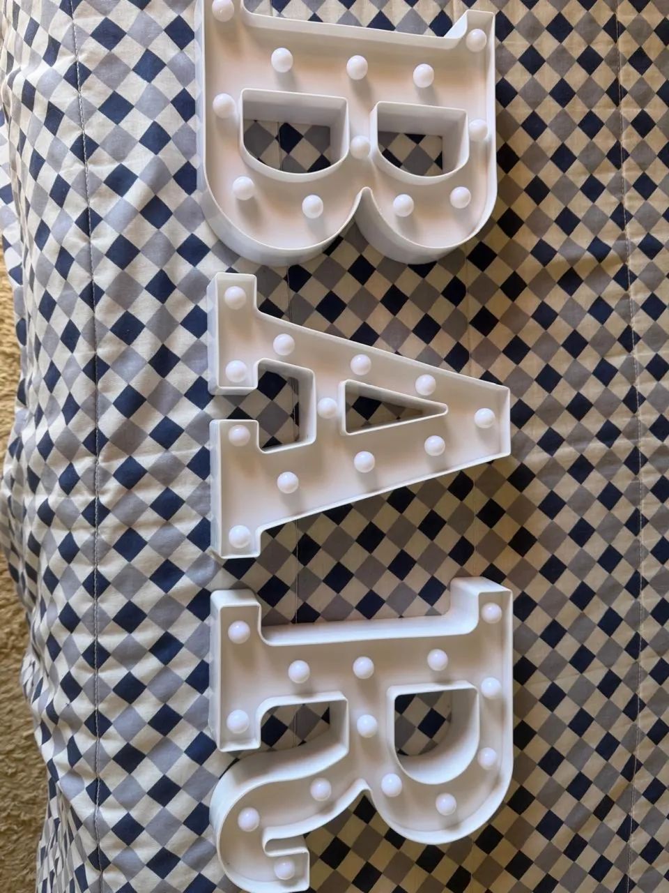 Luminária de Letras