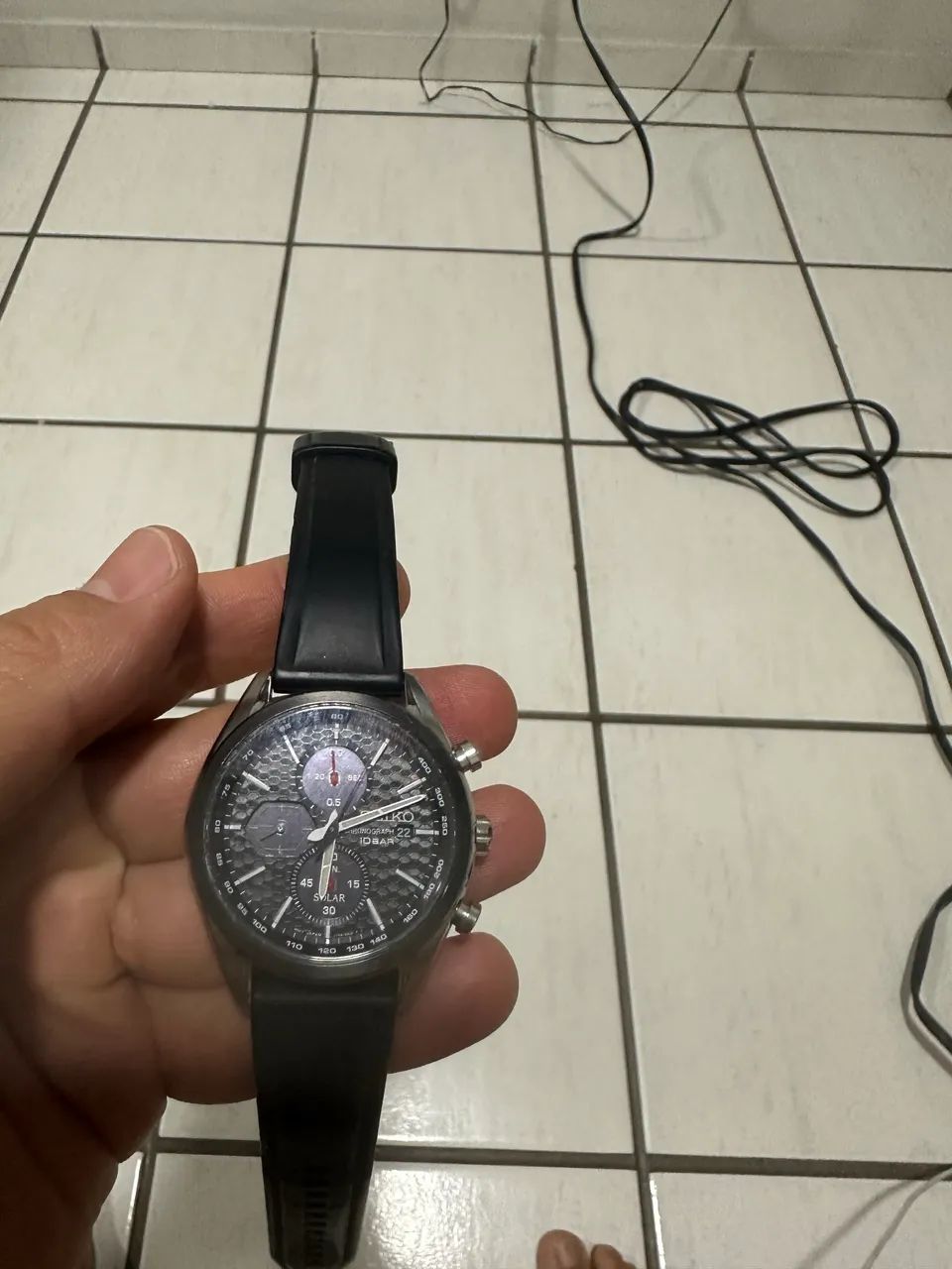 Relógio SEIKO CRONOGRAPH ENERGIA SOLAR - Foto 2