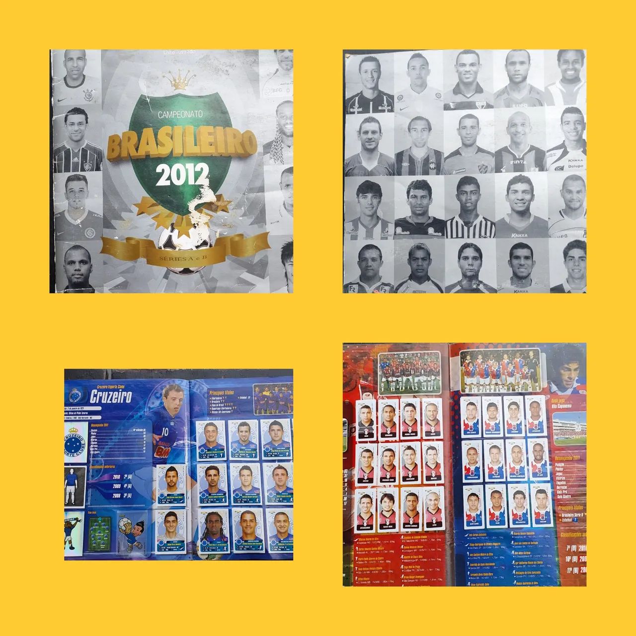 Álbum de figurinhas brasileiro 2012