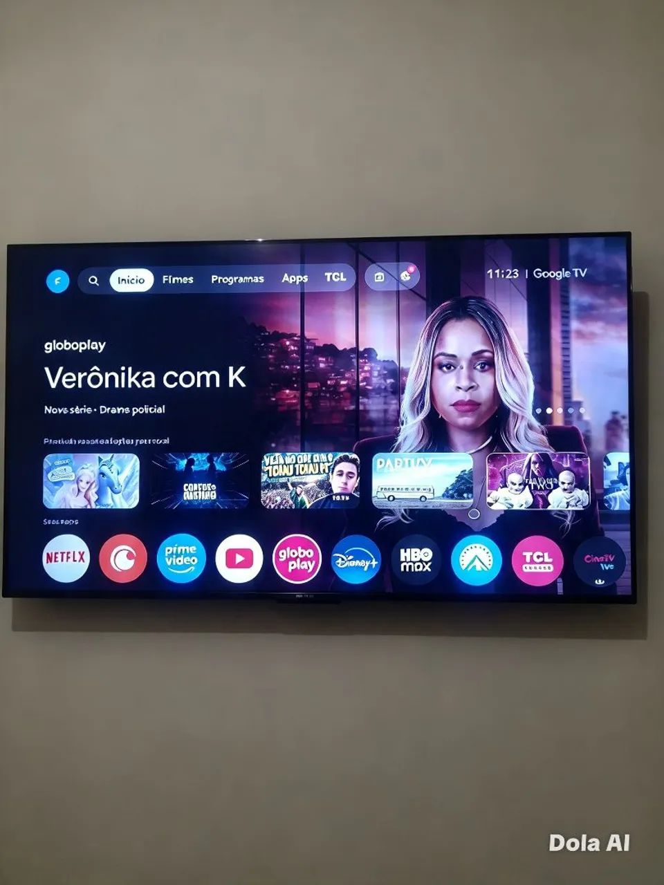 TCL 50 qled , com comando de voz whatsapp *