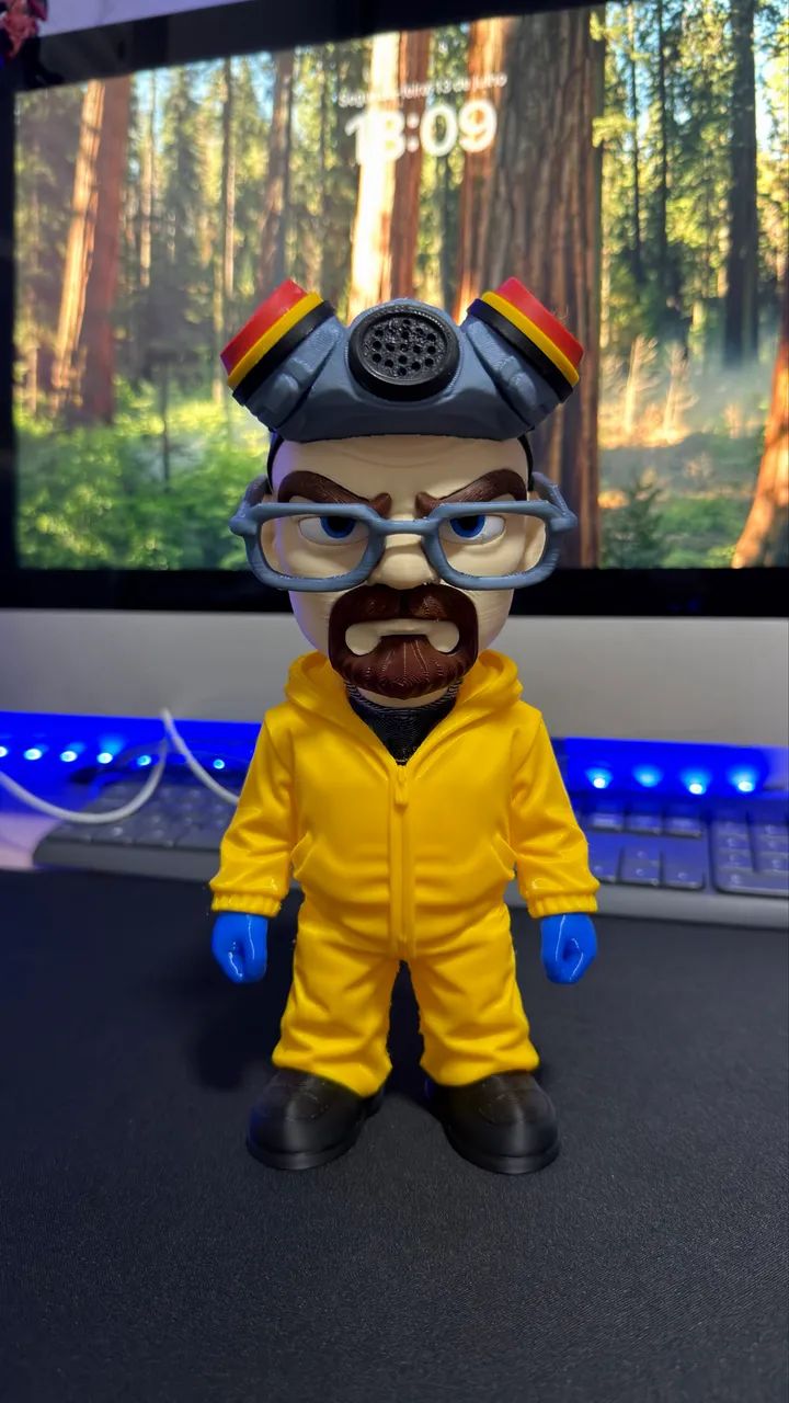 Boneco WALTER WHITE - BREAKING BAD | ACTION FIGURE IMPRESSA EM 3D - Foto 4
