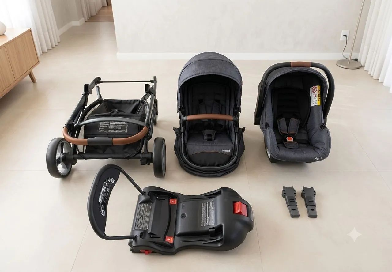 CARRINHO DE BEBÊ E BEBE CONFORTO - Foto 2