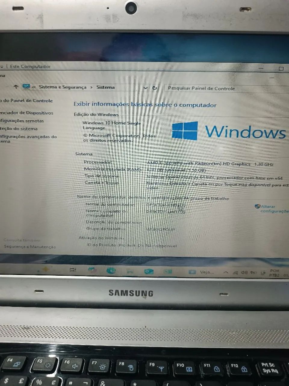 Notebook Samsung antigo - Foto 2