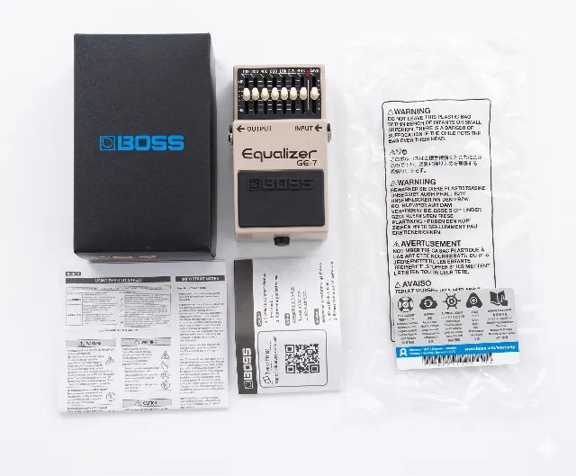 Pedal Equalizador Boss Ge7 Graphic Equalizer zerado - Instrumentos