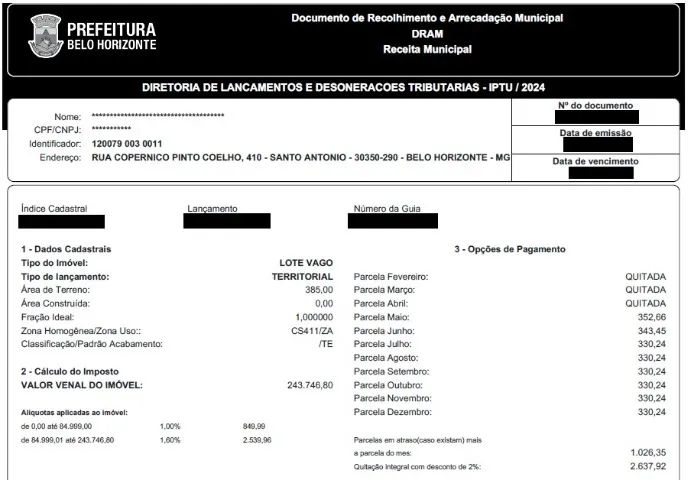 Terreno com 770m2, composto por 2 lotes de 385m2 cada - Foto 3