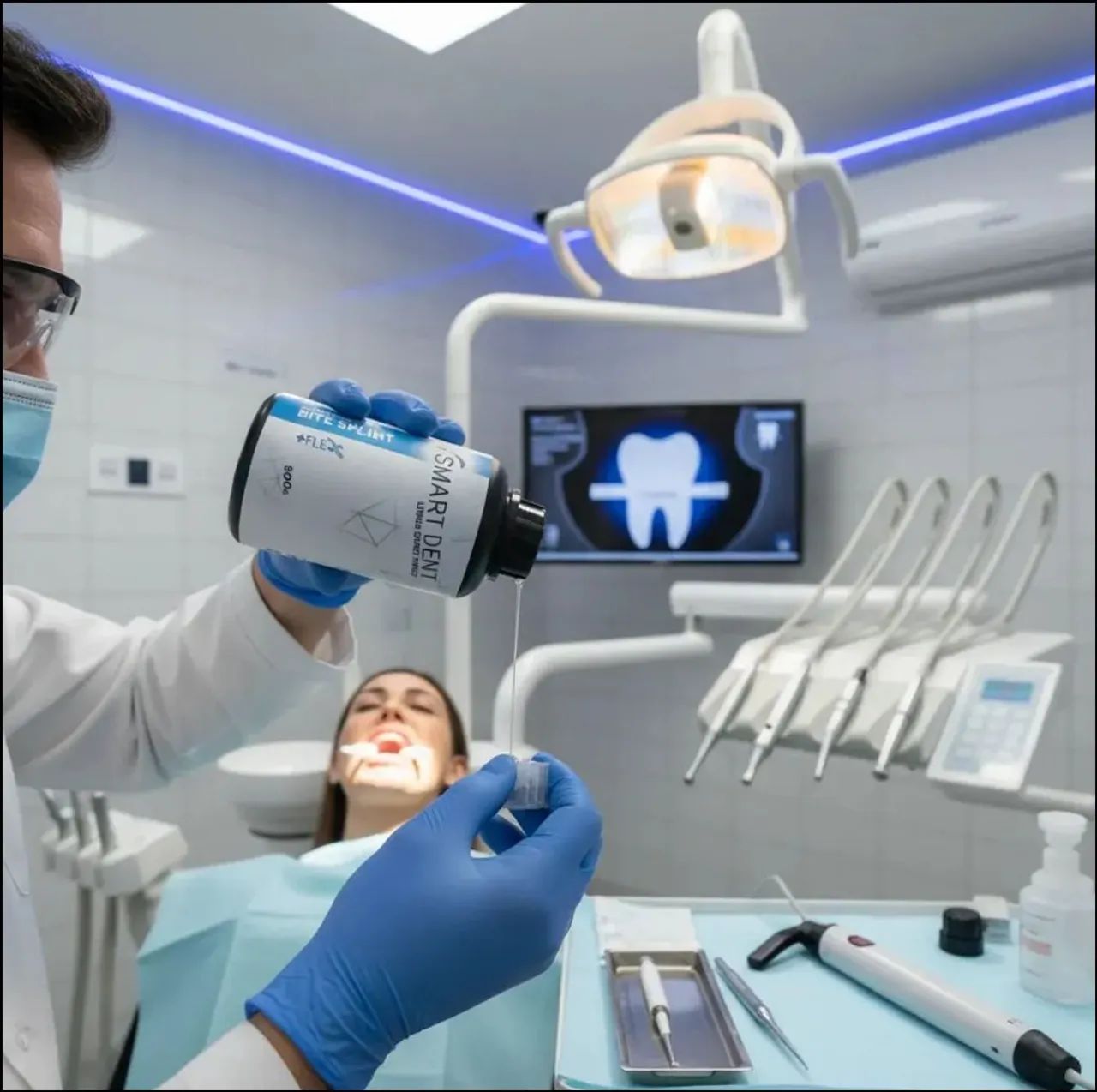 Resina 3D Smart Print Bio Bite Splint +Flex 250g NOVO