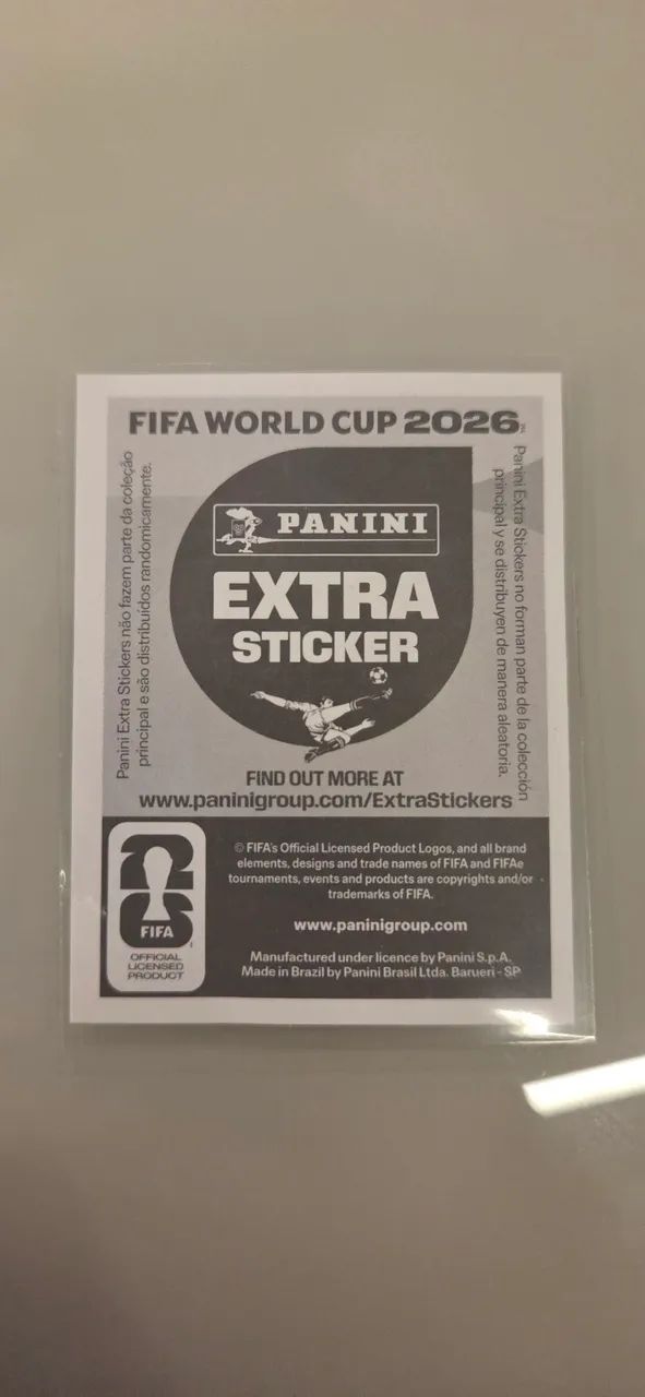 Figurinha Extra Legend Prata Vinícius Júnior  - Foto 2