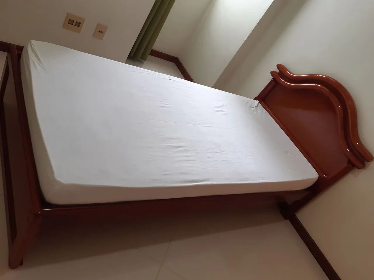 Cama de madeira maciça solteiro  - Foto 4