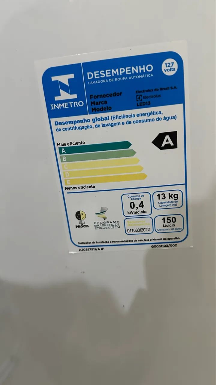 Máquina de lavar Electrolux 13 - Foto 3