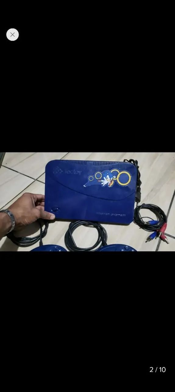 Master System Evolution 132 Jogos Azul. - Foto 2