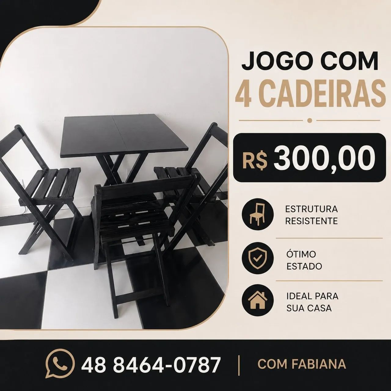 João de mesa comercial 