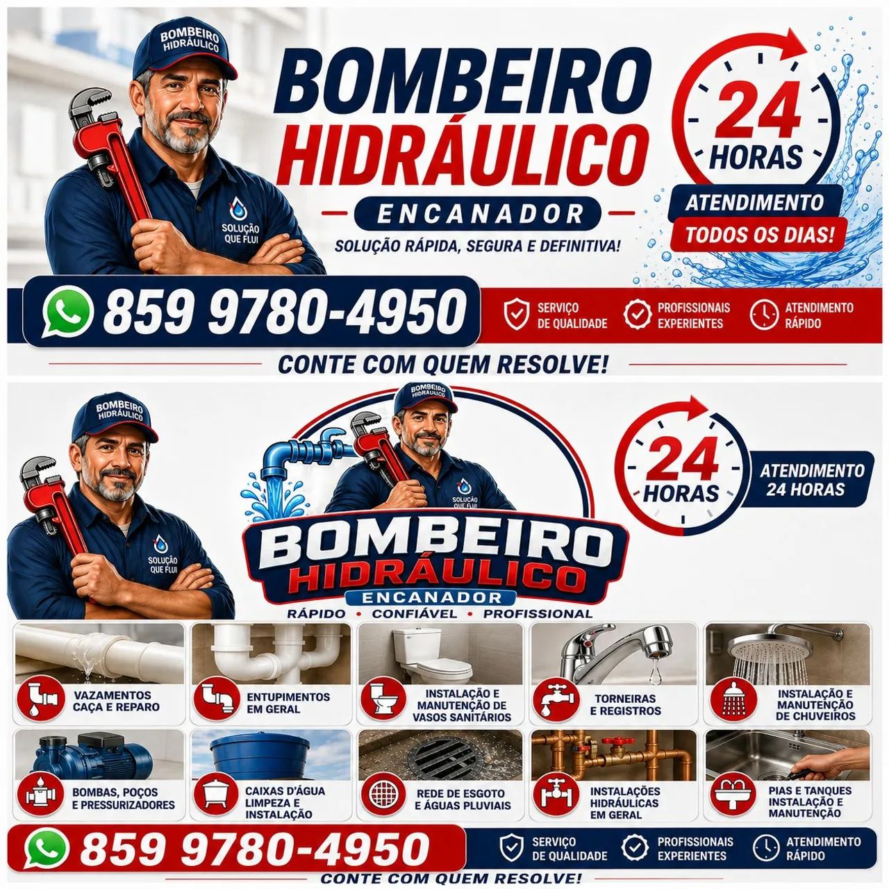 Bombeiro Hidráulico Encanador 24 horas  - Foto 2