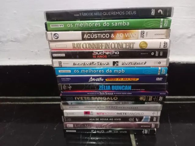  Dvd's de música diversos