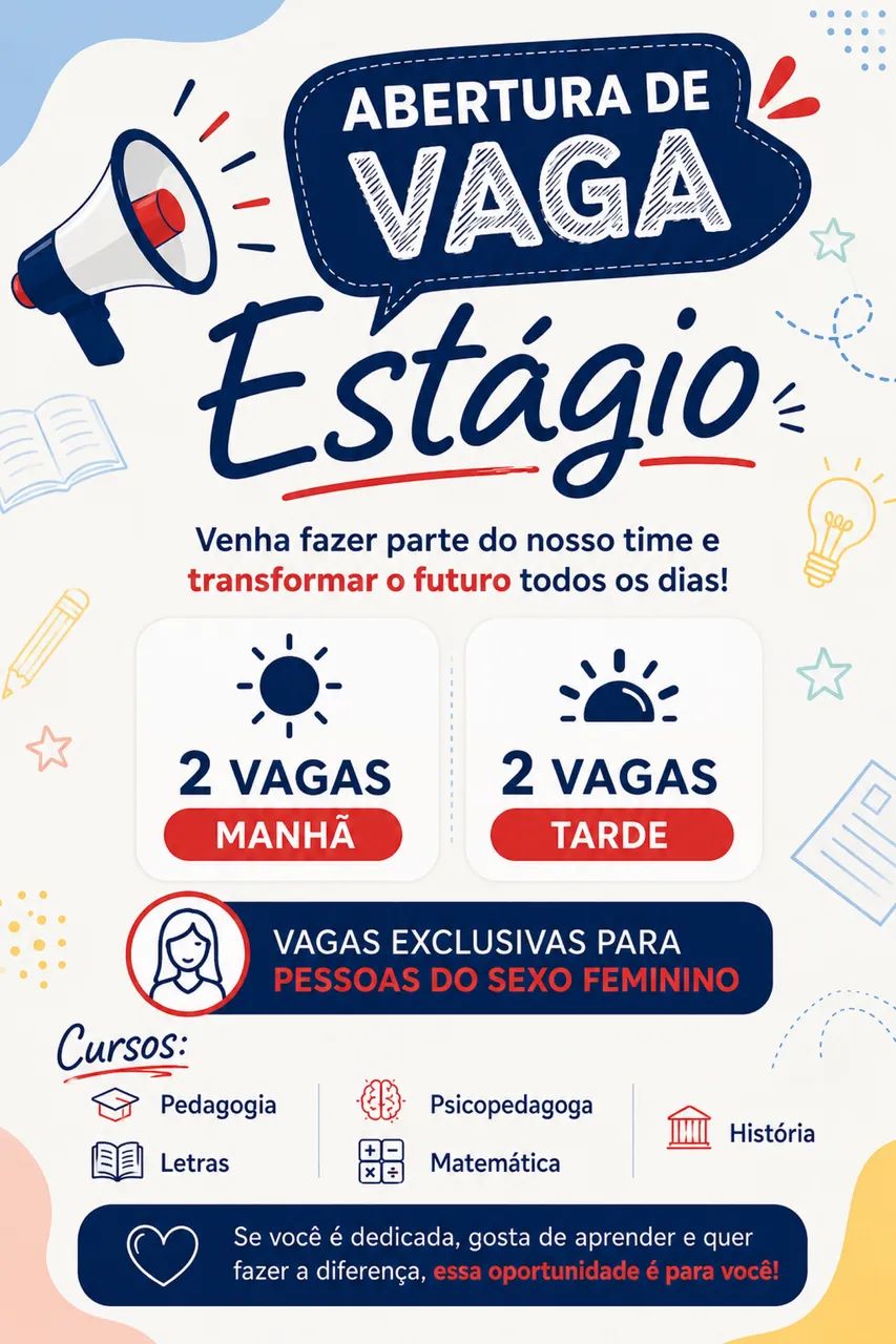 Vaga de estágio 