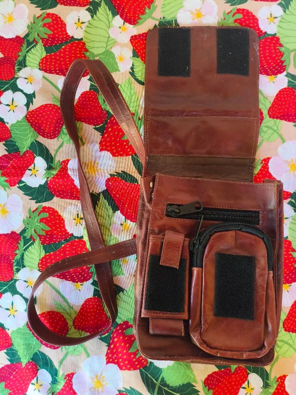Bolsa de couro legítimo  - Foto 2