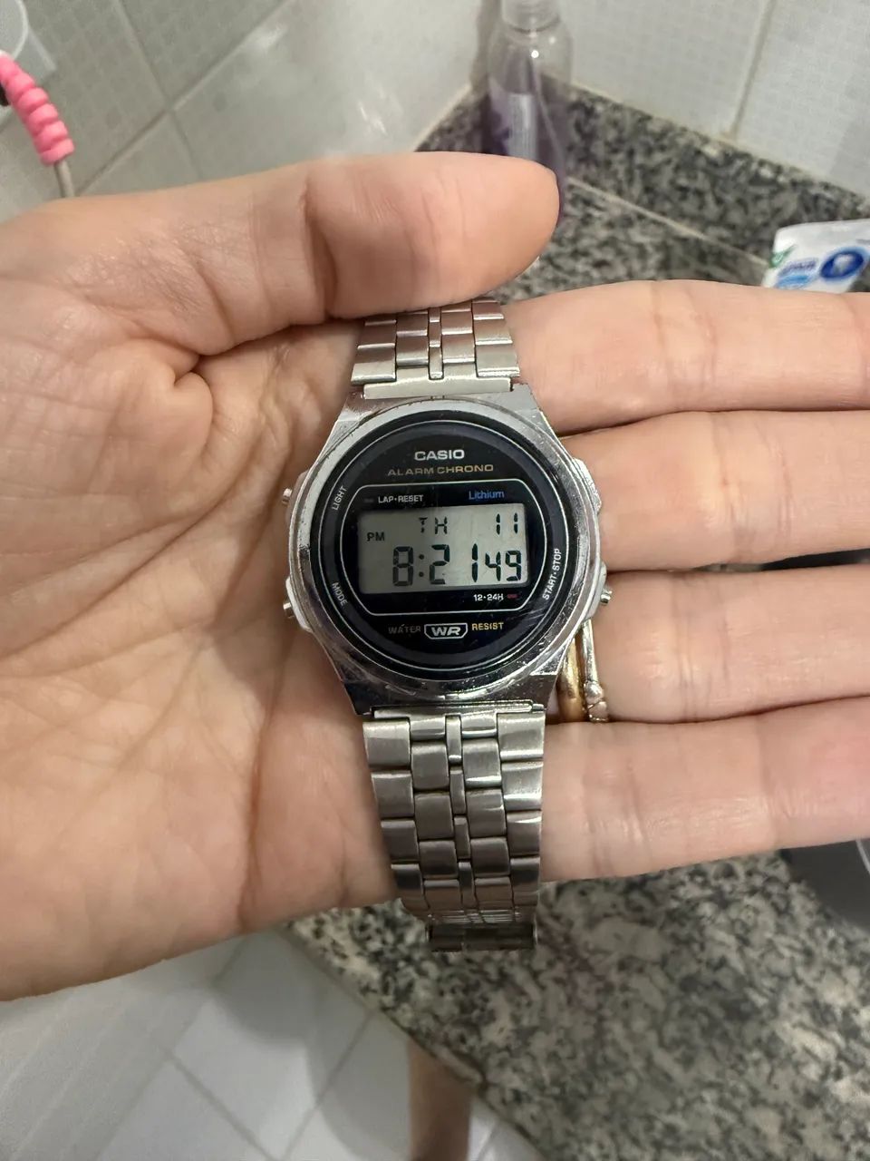 relógio casio a171we prateado original - Foto 2