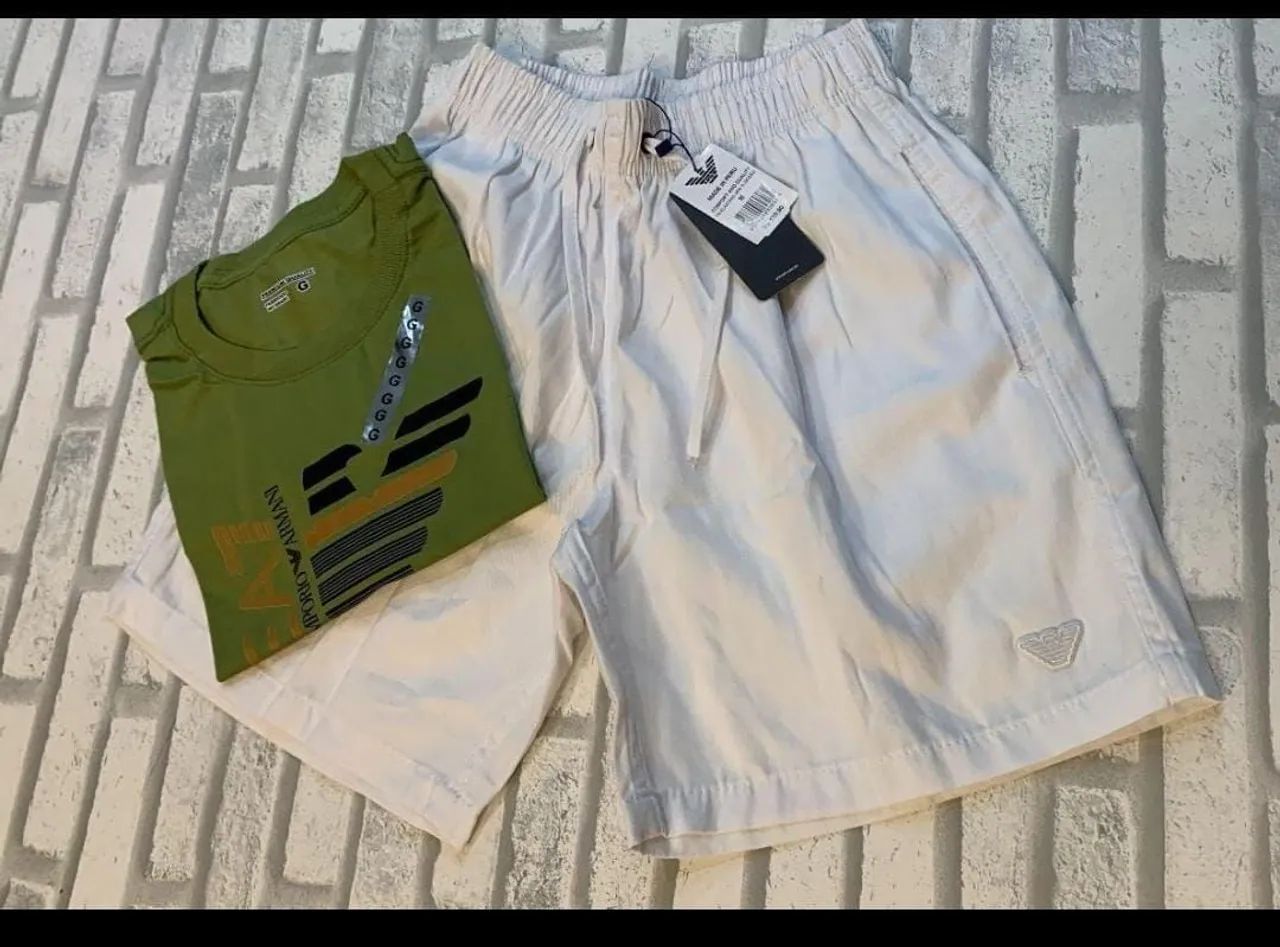 conjuntos short brim e blusas do p ao gg - Foto 4