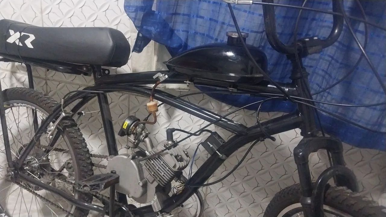 Bicicleta motorizada semi nova  - Foto 2