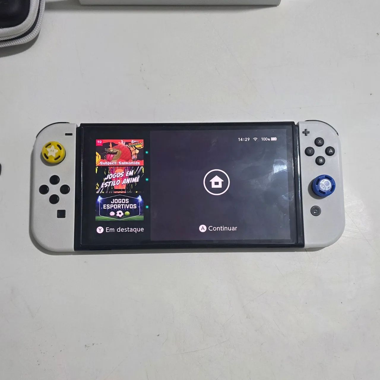 Nintendo Switch Oled + Película + Case - Foto 4