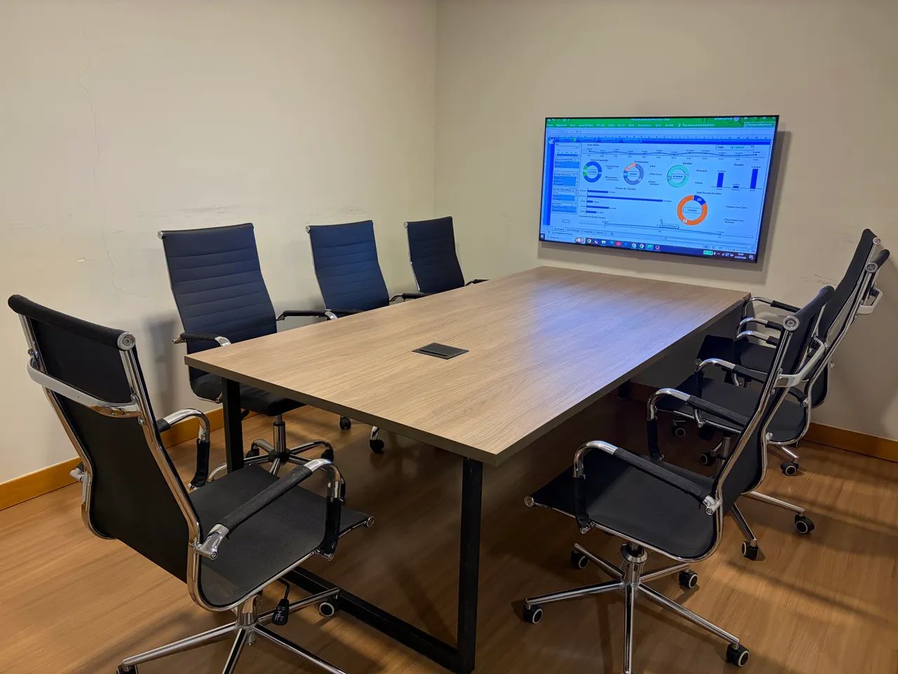 Sala de reunião completa