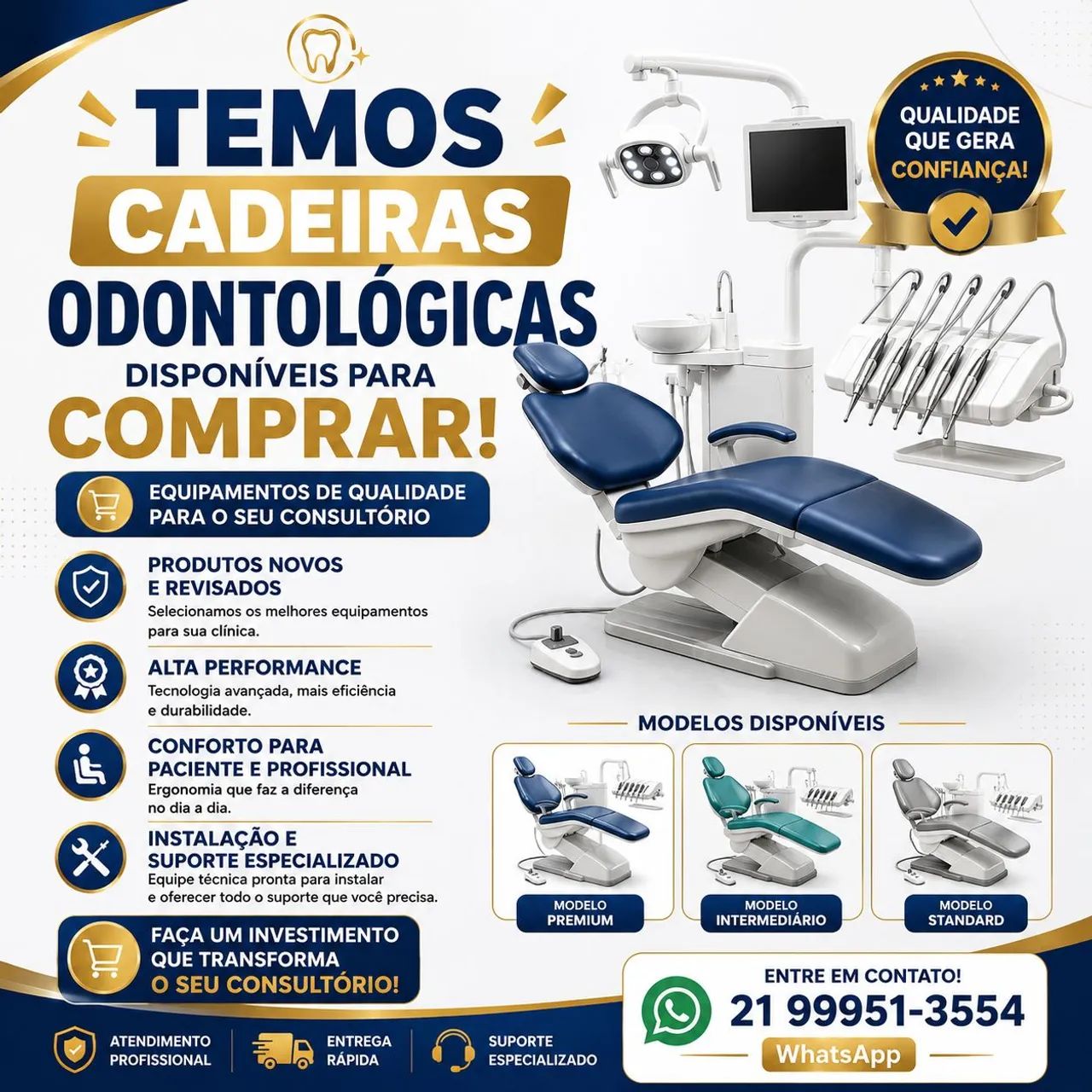 Cadeiras odontológicos 