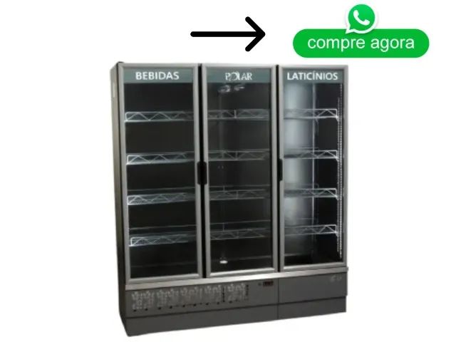 Geladeira Expositora 3 Portas Polar 220V