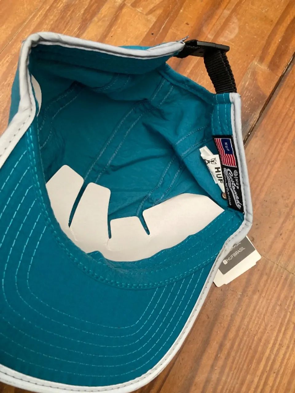 boné huf five panel verde - Foto 3