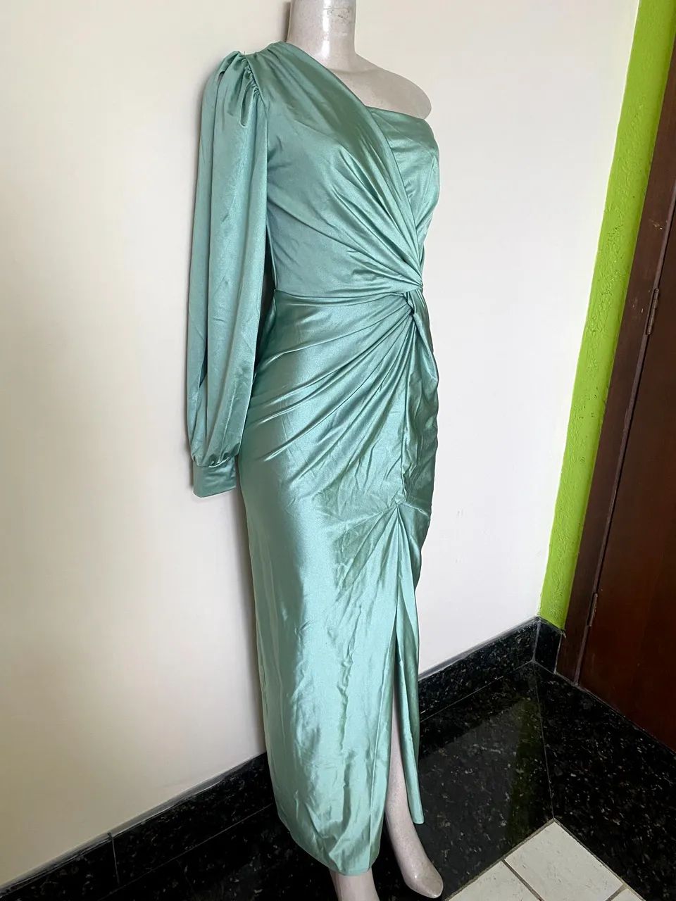 Vestido de Festa verde menta  - Foto 3