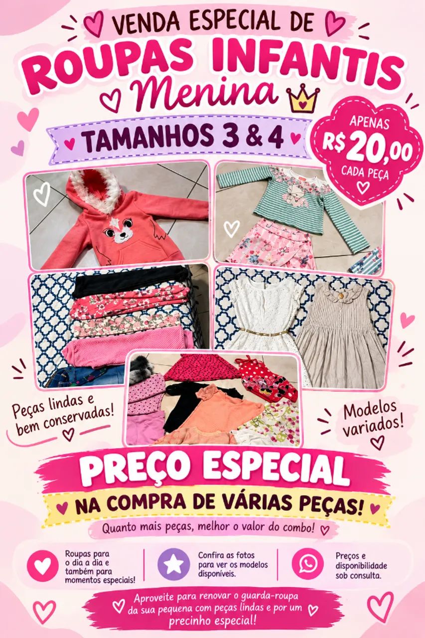 Roupas meninas 