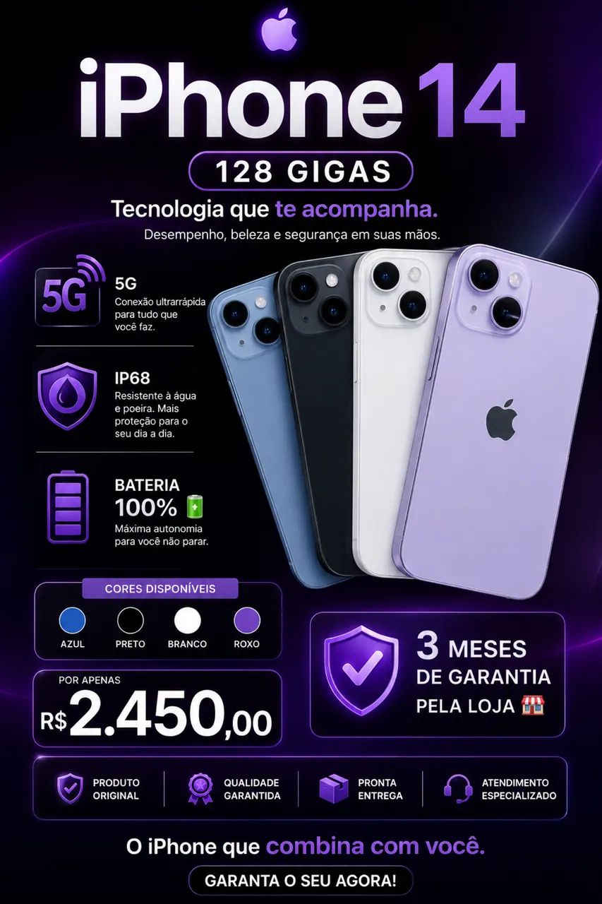 iPhone 14 128 gigas  - Foto 5