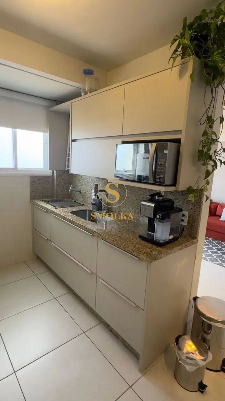 Apartamento mobiliado à venda, com 2 dormitórios, sendo 1 suíte, 2 vags de garagem e 1 hob - Foto 5
