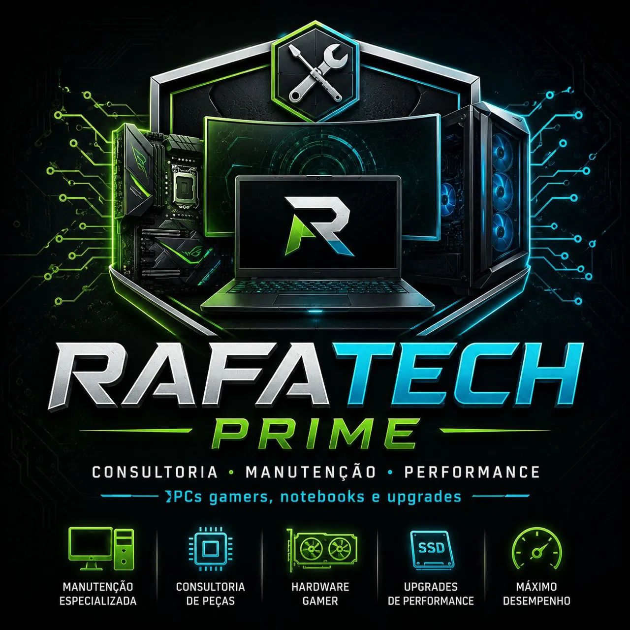 Manutenção de Computadores e Notebooks | PCs Gamers e Alto Desempenho