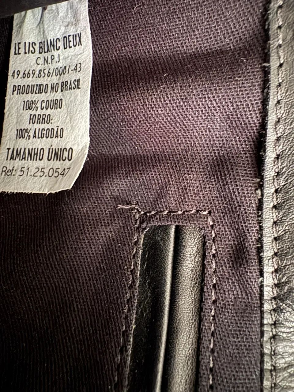 Bolsa Lelis Blanc de couro legítimo e pelo preta  - Foto 5