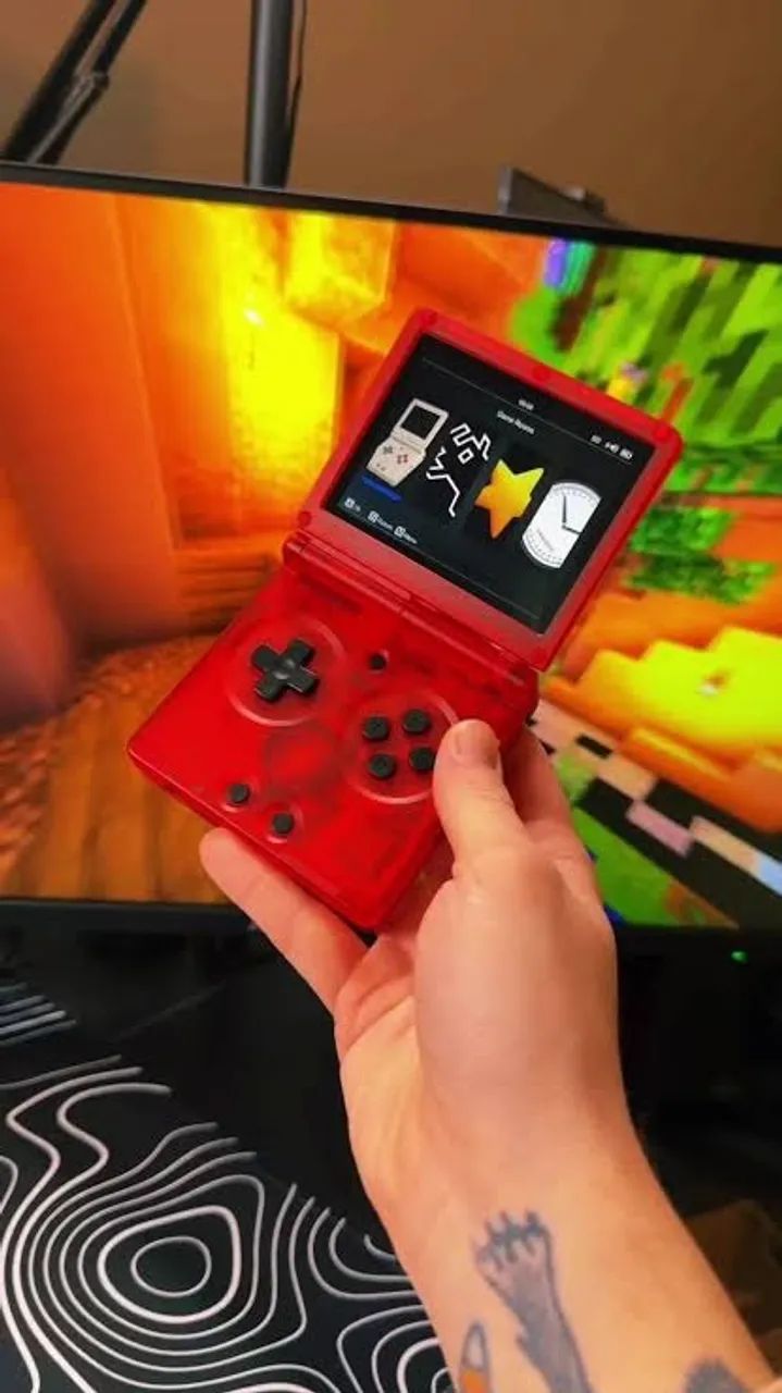 Anbernic RG35XXSP Vídeo Game Portátil 64GB Bluetooth Wi-fi 6mil jogos Diversos Sistemas  - Foto 3