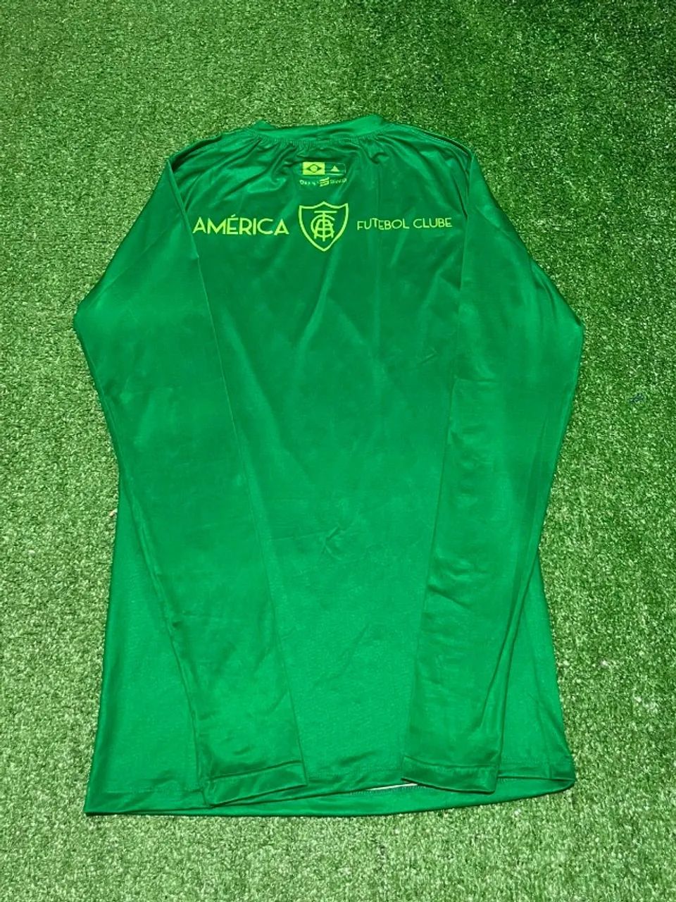 Camisa Térmica América Mineiro Volt Verde - Foto 4